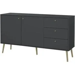 Höffner Sideboard  Bonito ¦ grau ¦ Maße (cm): B: 147,2 H: 81,7 T: 39.1