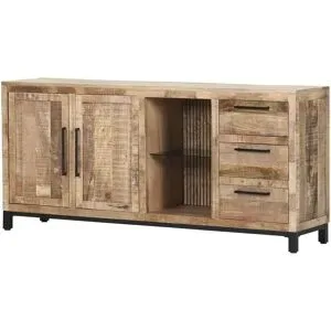 Höffner Sideboard  Kuba ¦ holzfarben ¦ Maße (cm): B: 175 H: 80 T: 43.0