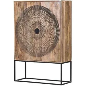 Höffner Highboard  Sierra ¦ holzfarben ¦ Maße (cm): B: 100 H: 150 T: 40.0