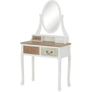 Höffner Schminktisch  Foggia ¦ weiß ¦ Maße (cm): B: 80 H: 150 T: 40.0