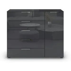 Höffner Sideboard  Flipp ¦ schwarz ¦ Maße (cm): B: 120 H: 99