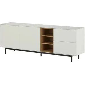sound+vision Sideboard  Alpha ¦ weiß ¦ Maße (cm): B: 202 H: 71 T: 43.0