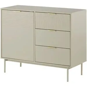 Höffner Sideboard  Nanno ¦ beige ¦ Maße (cm): B: 100 H: 80 T: 41.5