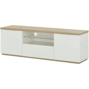 Höffner TV-Lowboard  Siena ¦ weiß ¦ Maße (cm): B: 160 H: 51 T: 40.5