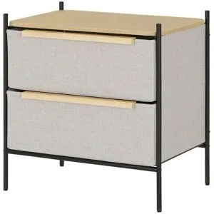 Höffner Kommode  Giovo ¦ grau ¦ Maße (cm): B: 57,7 H: 58,4 T: 40.0
