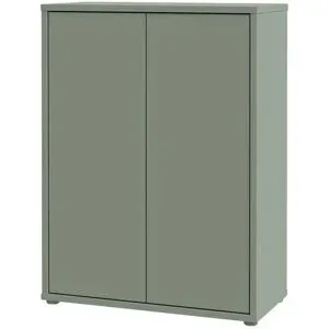 Höffner Kommode  Bolognano ¦ grün ¦ Maße (cm): B: 74,5 H: 99,1 T: 34.9