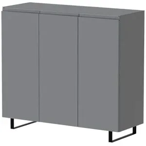 Höffner Kommode  Nicolo ¦ grau ¦ Maße (cm): B: 120 H: 110 T: 45.0