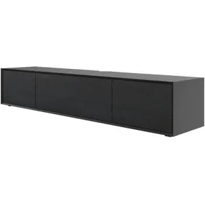 Höffner TV-Lowboard  Stream ¦ schwarz ¦ Maße (cm): B: 200 H: 36 T: 43.0