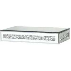 Höffner Wandregal  Glitty ¦ transparent/klar ¦ Maße (cm): B: 30 H: 5,5