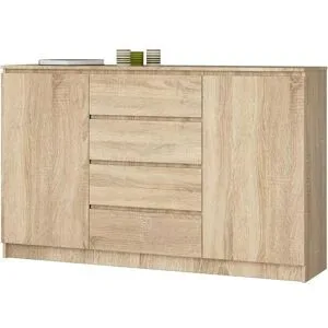 Höffner Highboard 160 cm breit Kilian ¦ holzfarben ¦ Maße (cm): B: 160 H: 99