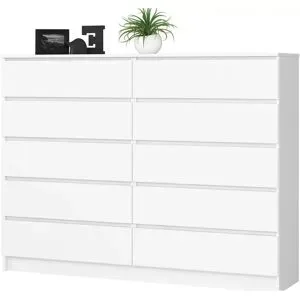 Höffner Kommode 160 cm breit Kate ¦ weiß ¦ Maße (cm): B: 160 H: 121