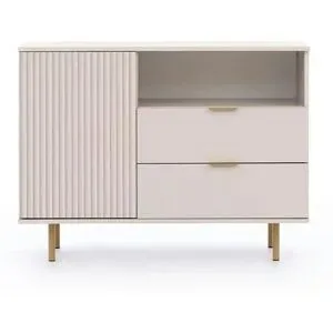 Höffner Sideboard  Bianco ¦ beige ¦ Maße (cm): B: 107 H: 80