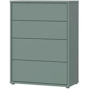Höffner Kommode  Bolognano ¦ grün ¦ Maße (cm): B: 74,8 H: 99,1 T: 34.9