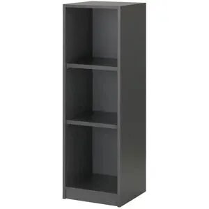 Höffner Büroregal  SOLIDLine ¦ grau ¦ Maße (cm): B: 40 H: 121,4 T: 40.0