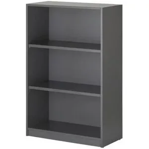 Höffner Büroregal  SOLIDLine ¦ grau ¦ Maße (cm): B: 80 H: 121,4 T: 40.0