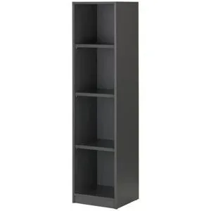 Höffner Büroregal  SOLIDLine ¦ grau ¦ Maße (cm): B: 40 H: 159,8 T: 40.0