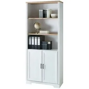 Höffner Aktenschrank  Varese ¦ weiß ¦ Maße (cm): B: 86 H: 204 T: 38.0