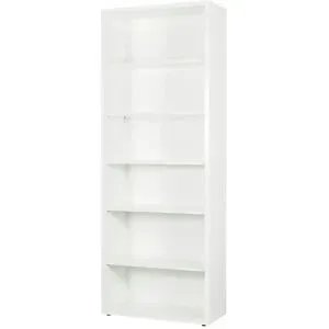 Höffner Büroregal  Este ¦ weiß ¦ Maße (cm): B: 68,8 H: 200,2 T: 37.1