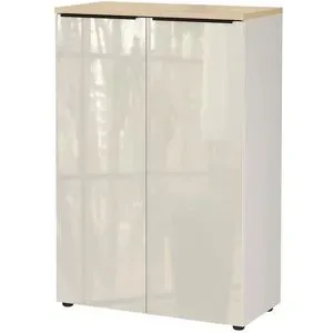 Höffner Aktenschrank  Arlau ¦ beige ¦ Maße (cm): B: 81 H: 120 T: 40.0