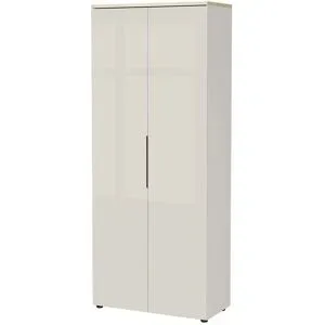 Höffner Aktenschrank  Arlau ¦ beige ¦ Maße (cm): B: 81 H: 197 T: 40.0