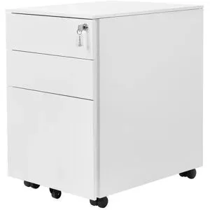 Höffner Rollcontainer   ¦ weiß ¦ Maße (cm): B: 39 H: 60