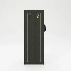 Höffner Schuhschrank (Textil)   ¦ schwarz ¦ Maße (cm): B: 58 H: 159