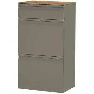 Wohnwert Hängeschrank  Leo ¦ grau ¦ Maße (cm): B: 53 H: 94 T: 36.0