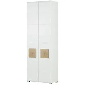 Höffner Garderobenschrank  Cortina ¦ weiß ¦ Maße (cm): B: 70 H: 203 T: 40.0