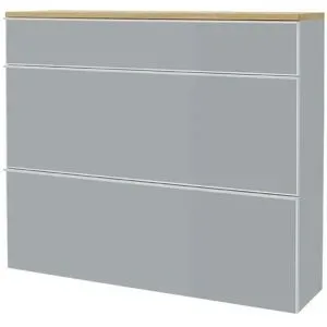 Höffner Hängeschrank  Xena ¦ grau ¦ Maße (cm): B: 120 H: 102 T: 31.0