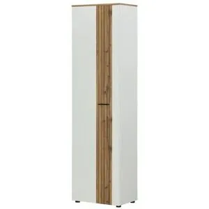 uno Garderobenschrank  Stripe ¦ weiß ¦ Maße (cm): B: 57 H: 202 T: 38.0