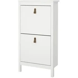 Höffner Schuhkipper  Madron ¦ weiß ¦ Maße (cm): B: 53,8 H: 102,9 T: 24.6