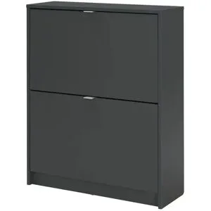 Höffner Schuhkipper  Cisano ¦ grau ¦ Maße (cm): B: 70,3 H: 85,2 T: 24.1