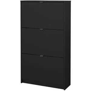 Höffner Schuhkipper  Cisano ¦ schwarz ¦ Maße (cm): B: 70,3 H: 123,6 T: 24.1