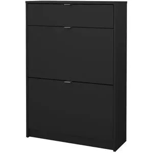Höffner Schuhkipper  Cisano ¦ schwarz ¦ Maße (cm): B: 70,3 H: 101,3 T: 24.1