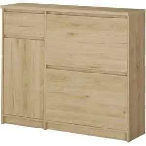 Höffner Schuhschrank  Nardo ¦ holzfarben ¦ Maße (cm): B: 108,9 H: 92,9 T: 31.5