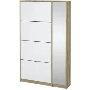 Höffner Schuhkipper  Cisano ¦ weiß ¦ Maße (cm): B: 98,8 H: 162 T: 24.1