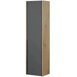 Wohnwert Hängeschrank  Arca ¦ grau ¦ Maße (cm): B: 43 H: 165 T: 34.0