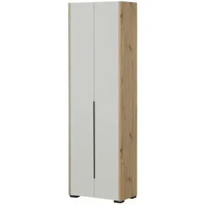 Wohnwert Garderobenschrank  Arca ¦ creme ¦ Maße (cm): B: 59 H: 190 T: 34.0
