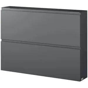 Wohnwert Hängeschuhschrank  Nicolo ¦ grau ¦ Maße (cm): B: 110 H: 81 T: 22.0