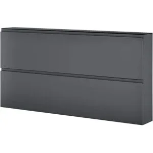Wohnwert Hängeschuhschrank  Nicolo ¦ grau ¦ Maße (cm): B: 160 H: 81 T: 22.0