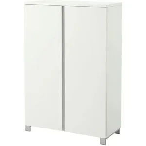 Höffner Schuhschrank  Skala ¦ weiß ¦ Maße (cm): B: 84 H: 126 T: 37.0
