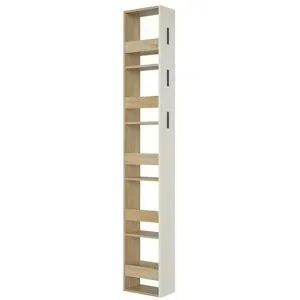 Höffner Garderobenpaneel  Salo ¦ holzfarben ¦ Holzwerkstoff ¦ Maße (cm): B: 18 H: 201,5