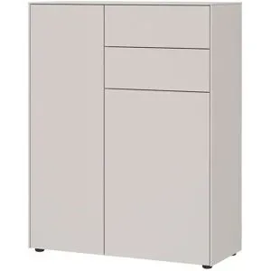 uno Schuhschrank  Lomena ¦ beige ¦ Maße (cm): B: 92 H: 119 T: 41.0