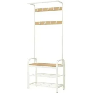 Höffner Kompaktgarderobe  Dacey ¦ weiß ¦ Maße (cm): B: 72 H: 183