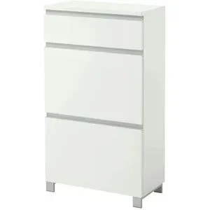 Höffner Schuhschrank  Skala ¦ weiß ¦ Maße (cm): B: 60 H: 108 T: 31.0
