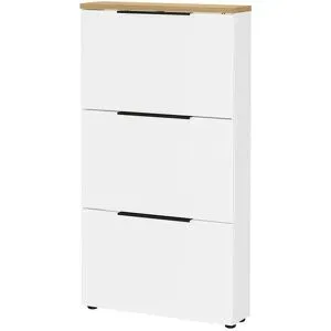uno Schuhschrak  Groven ¦ weiß ¦ Maße (cm): B: 70 H: 130 T: 19.0