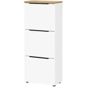 uno Schuhschrak  Groven ¦ weiß ¦ Maße (cm): B: 53 H: 130 T: 30.0
