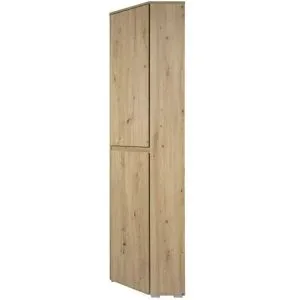 smart Mehrzweckhochschrank Ecke  BEN ¦ holzfarben ¦ Maße (cm): B: 55 H: 210 T: