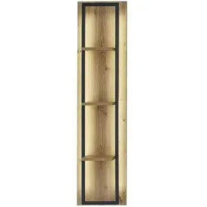 Mondo LED Regal  Lisana ¦ holzfarben ¦ Maße (cm): B: 30 H: 123 T: 18.0
