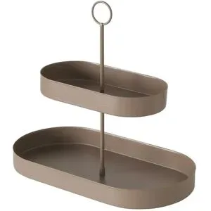 Höffner Etagere   ¦ braun ¦ Eisen ¦ Maße (cm): B: 15 H: 26